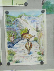 『ひがしなり絵画サークル』のみなさんの作品
