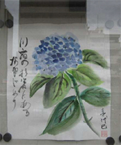 『俳画笑楽会』のみなさんの作品