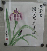 『俳画笑楽会』のみなさんの作品