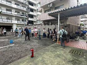 利用者代表者連絡会・避難訓練