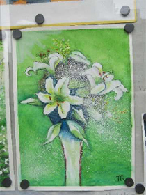 『ひがしなり絵画サークル』のみなさんの作品