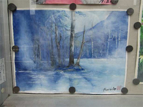 『ひがしなり絵画サークル』のみなさんの作品