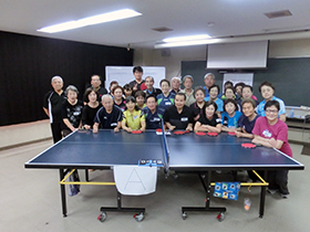 10/11 生野区・東成区交流卓球大会