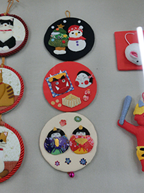 手芸教室 図書館ギャラリー展示