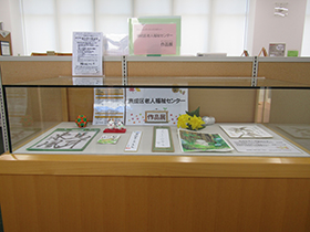 『図書館ギャラリー』に作品展示
