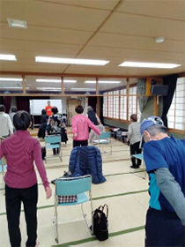 老人クラブ連合会主催 体すっきり体操